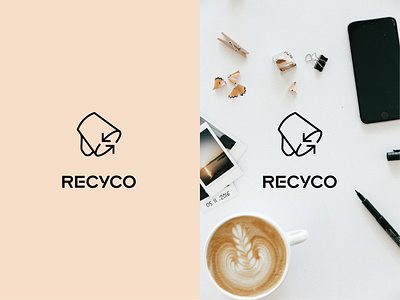 RECYCO branding design graphic design illustration logo logo 2025 logo trend minimal logo vector