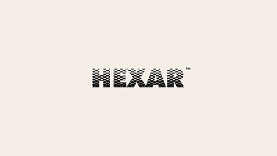 HEXAR branding business company cosmodrome art creative design graphic design logo logofolio malina cosmica modern negative space portfolio sale street vector wear wordmark