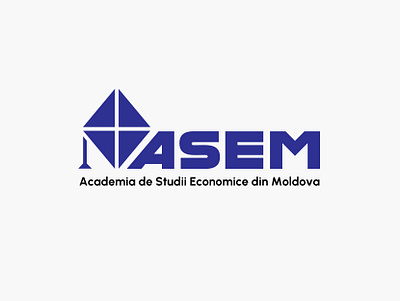 Academy of Economic Studies Logo academy blue bold economic economy exam financial graduation illustration kite library logo logo redesign logomark school student studies study typography university