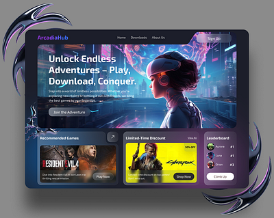 Home Page 3d ui