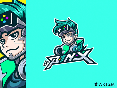 Le B1NX Twitch Streamer Gaming logo & Brand design 🎮🚀 art3m avatarlogo creativelogo esport esports logo gamedesign gamelogo gamer gamingcommunity gaminglife gaminglogo illustration logo design logoreveal nextgengaming rpg streamerlogo twitch twitchstreamer videogame