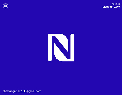 N logo. abstract beautifulogo bestlogo branddesign brandidentity branding lettermark logo logobrand logoconcept logodesign logoplace logos logotype modern n n brand nlogo toplogo wordmark