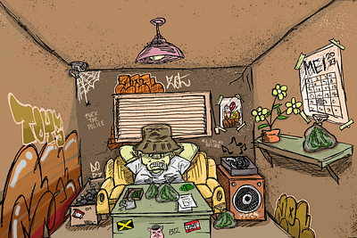 RELAX graffiti graphic design illustration photoshop