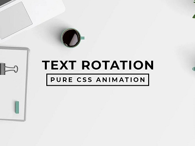 CSS Text Rotate Animation codingflicks css css text animation css3 frontend html html css html5 text rotate animation webdesign