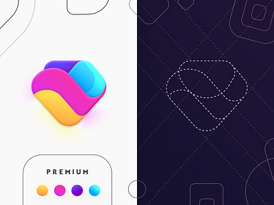 Premium App Icon android app apple branding design download glyph google icon iconpack icons ios premium soon store ui user ux vector vip