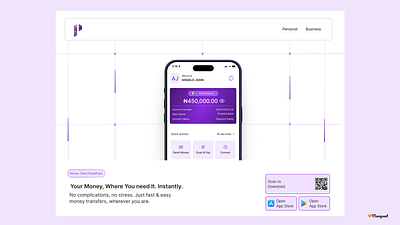 PurplePay Website Redesign design development figma fintech ui ux webflow website