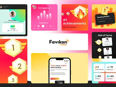 Influencer Platform for Creators Website design saas service startup ui web website