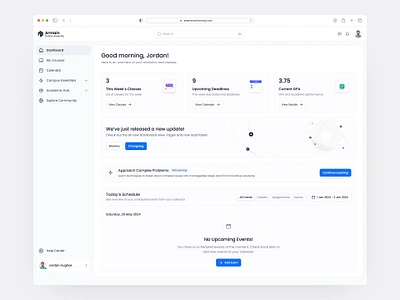 Empowering Education: A Seamless Digital Learning Experience branding dashboard online education product design ui ux visual design