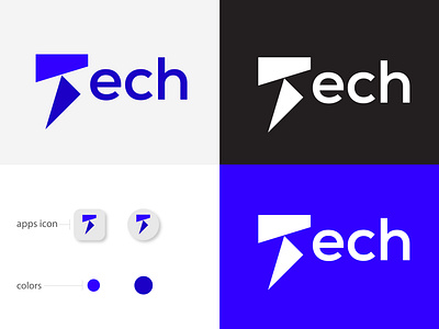 Creative Letter T Tech Logo Design branding business logo colorful company logo creative graphic design letter t logo logo design logo inspire modern new tech sale t logo t tech tech tech logo techonology ui usa