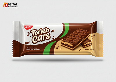 Wafer's Biscuit Packaging Mockup mockup templates