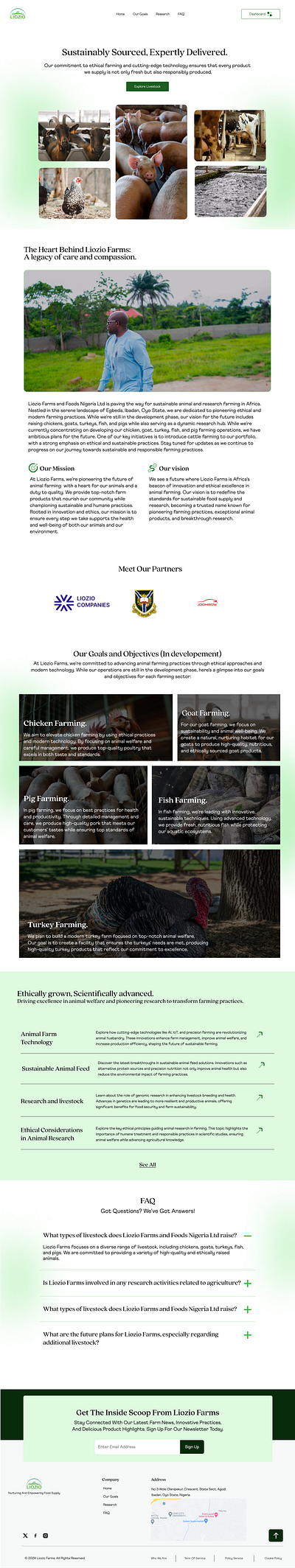 🌿 Liozio Farms - Modern Agriculture Meets Digital Excellence agriculture design development figma responsive ui ux webdesign webflow