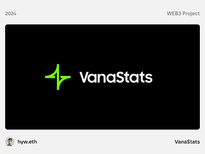 VanaStats | Empowering Vana Intelligence | Brand Logo 3d animation bitcoin blockchain branding btc crypto graphic design icon illustration logo minimal minimalist motion graphics stats ui web3