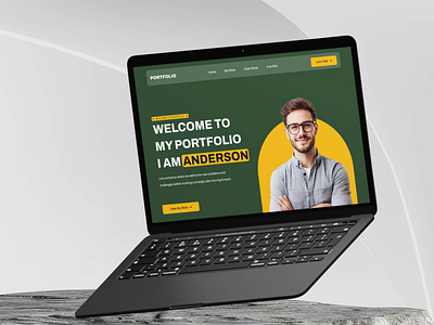 Personal Portfolio Website landing page agency architect portfolio design branding homepage landing page personal personal branding portfolio landing page portfolio page portfolio site portfolio template professional techwitpro ui uiux web web design website website design