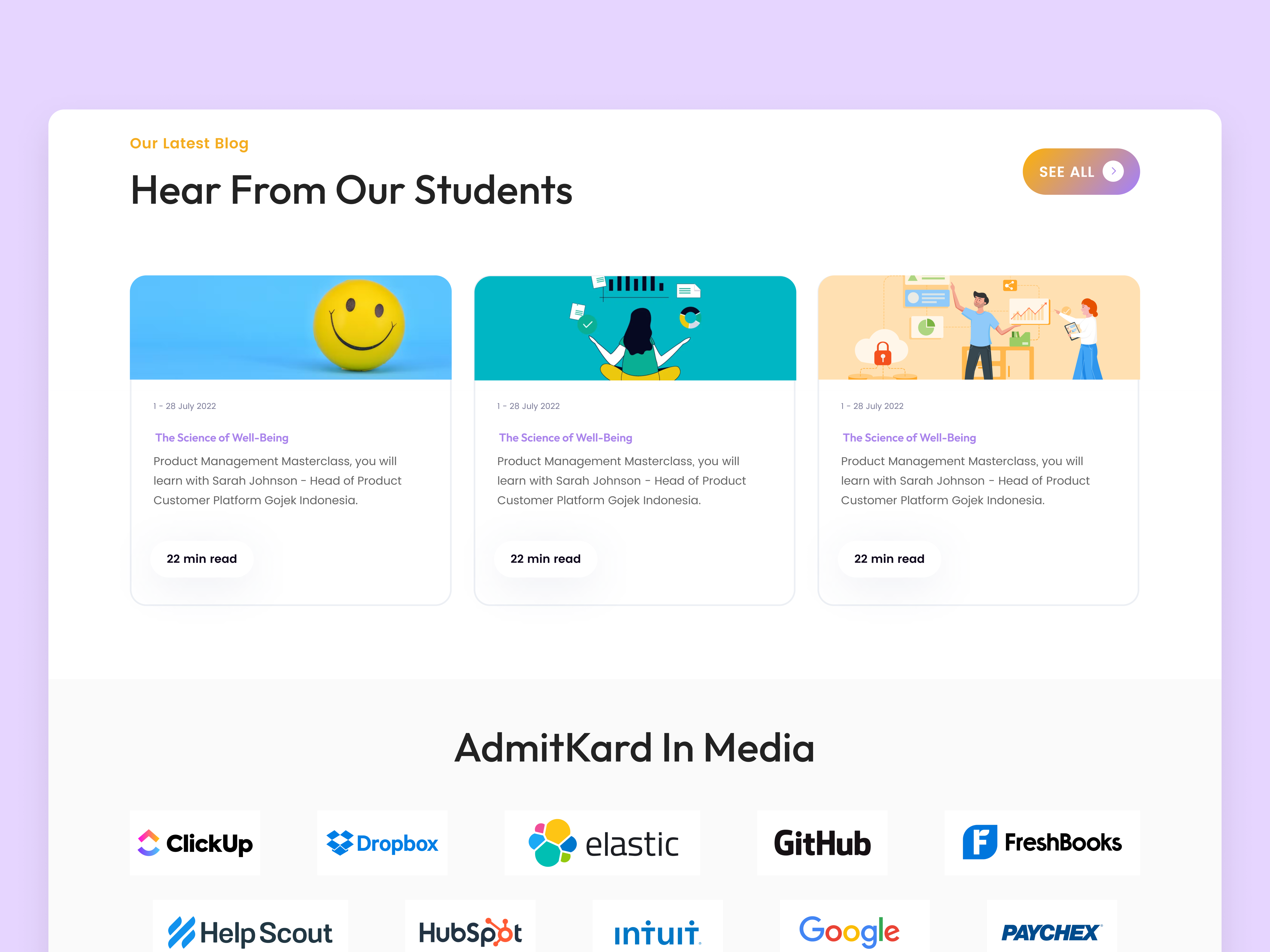 Example of Stunning Landing Page UI Design In Figma