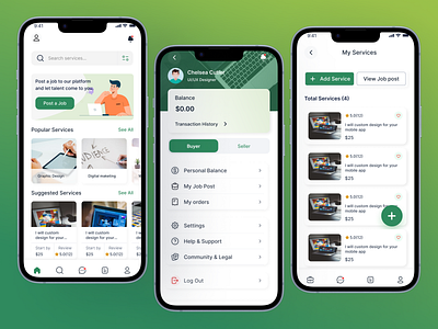 Service Marketplace Mobile App Design. appdesignconcept appdevelopment marketplaceapp minimalistui mobileinterface mobileuxdesign modernappdesign servicebooking servicefinder servicemarketplace uiuxinspiration userfriendlydesign