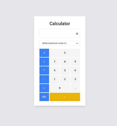 Prompt: Calculator bootstrap calculator color dailyui design html react responsive theme ui