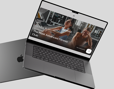 Muscle Up - Fitness Center Website Design branding figma fitness graphic design gym modern ui uiux user interface web design website