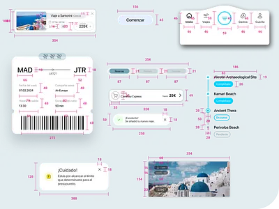 Mobile UI Kit app design graphic design mobile portfolio product travel ui ui kit ux