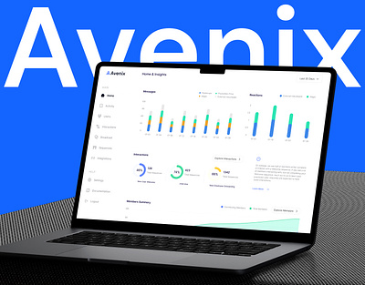 Avenix Dashboard - SaaS Case Study casestudy dashboarddesign datavisualization interfacedesign moderndashboard productdesign saas saas dashboard design saas product saas ui saas ux saasdesign ui design ui ux design uiux uiuxdesign userexperience ux design uxcasestudy web design