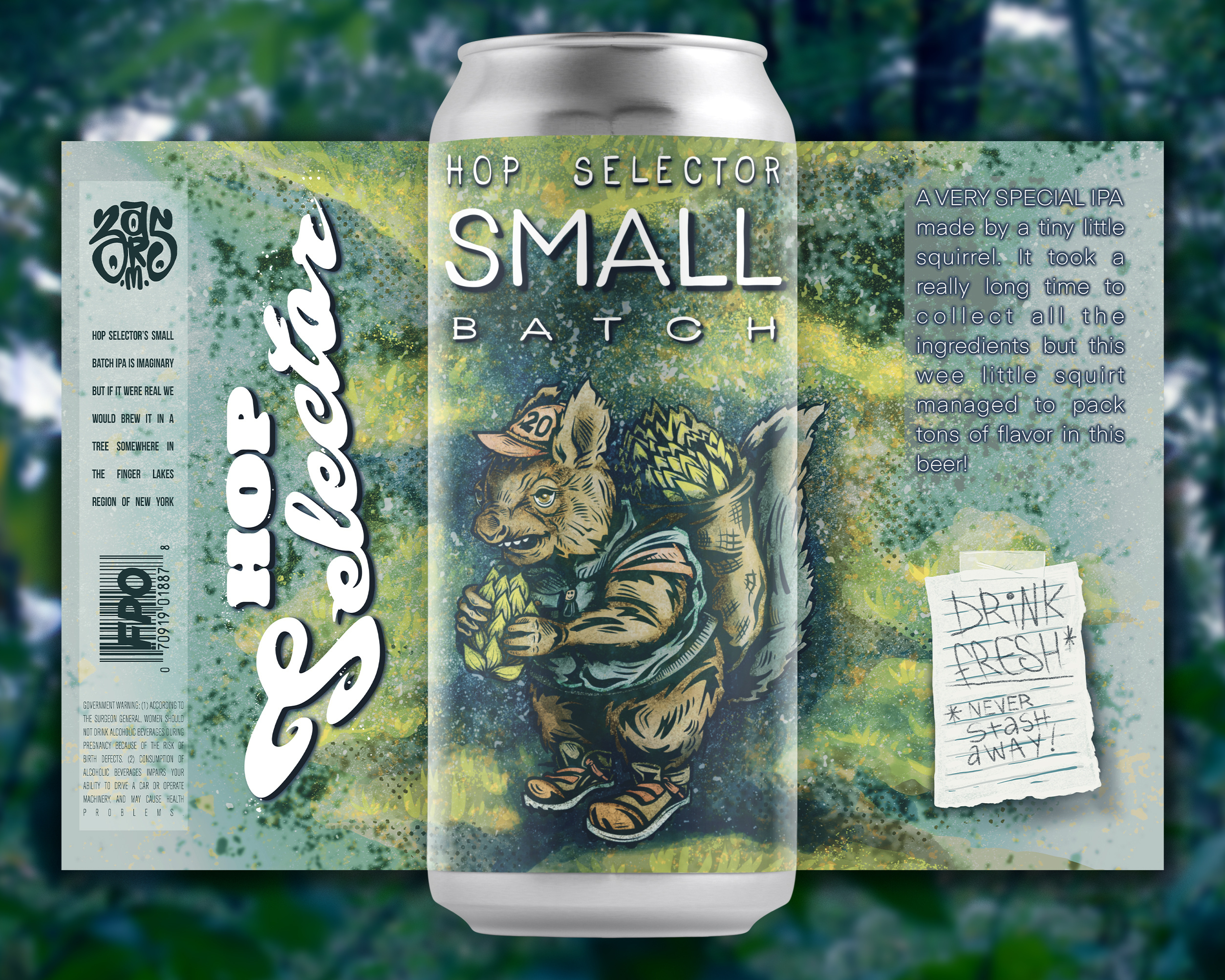 Example of Product Label Design And Illustration