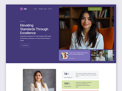 Medical Website - NIC branding design medical ui ux uxui website