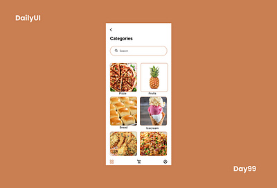#Day099-Categories #DailyUI branding ui
