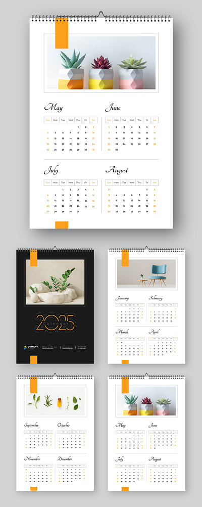 Calendar 2025 Layouts template