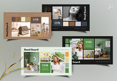 Mood Board Template social media