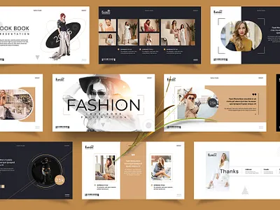 Look Book Presentation Template pamphlet