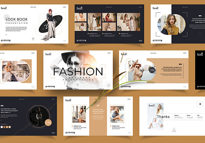 Look Book Presentation Template pamphlet