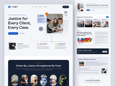 LawSync: Law Firm Website Design attorney branding creative creativedesign graphic design homepaeg design homepage landingpage law law homepage law website lawfirm lawfirmwebsite legalservices modernwebdesign responsivedesign ui uiuxdesign website ui websitedesign