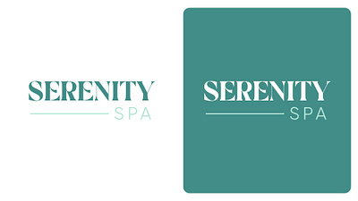 Serenity SPA logo design 🎨✨ 🖌️ branding graphic design logo