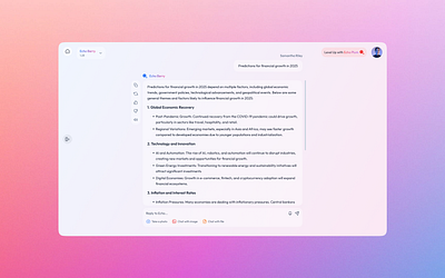 Echo AI - AI Chat Assistant ai app board chat design ui