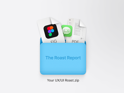 Deliverables folder Icon clean deliverables document figma file folder icon modern pdf report ui visual