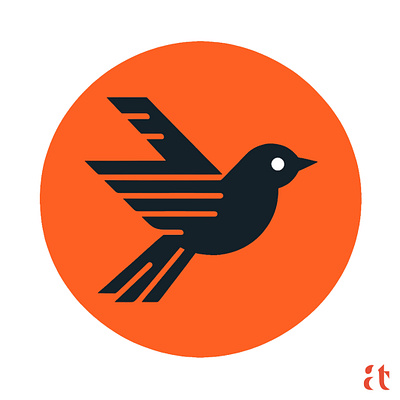 Artistic Logo Inspirations by ART #19: Bird in Mid-Flight aravind art bird in mid flight branding clean design digital flat geometric graphic design icon logo modern nature reddy tarugu ui ux vector website