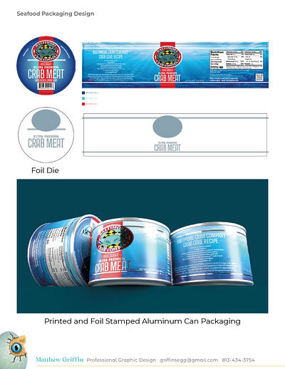 Seafood Packaging Design branding graphic design labels packaging printing product design