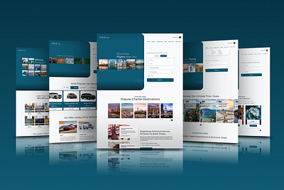 TravelEase (Travel Agency Website) travel agency typography uxui design website