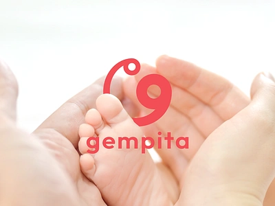 Gempita Maternity Hospital abstract baby brand guidelines branding hospital logo logo design maternity maternity hospital minimal mom pregnant visual identity