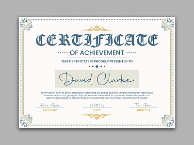 Certificate Template Design banner brand identity branding brochure business card certificate certificate design creative design flyer graphic design instagram banner logo modern poster professional social media poster stationery t shirt ui