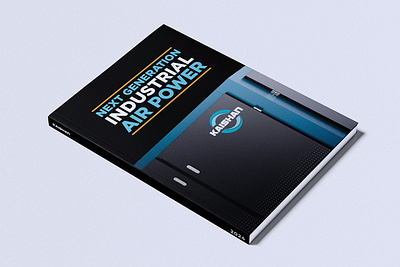 Kaishan // Brochure Design air compressor brand brand design brand design system brand identity brand identity design branding brochure design system industrial layout print