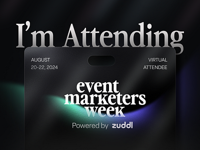 Event Marketers Week - Social Promotion attendee b2b saas branding conference event event card gradient graphic design social social media virtual event