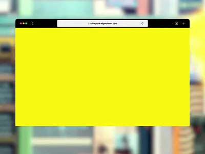 Cyberpunk : Edgerunners - redesign concept animation clean cyberpunk design figma framer futuristic game ui graphic design hero section landing page modern motion design netflix redesign ui ux web design