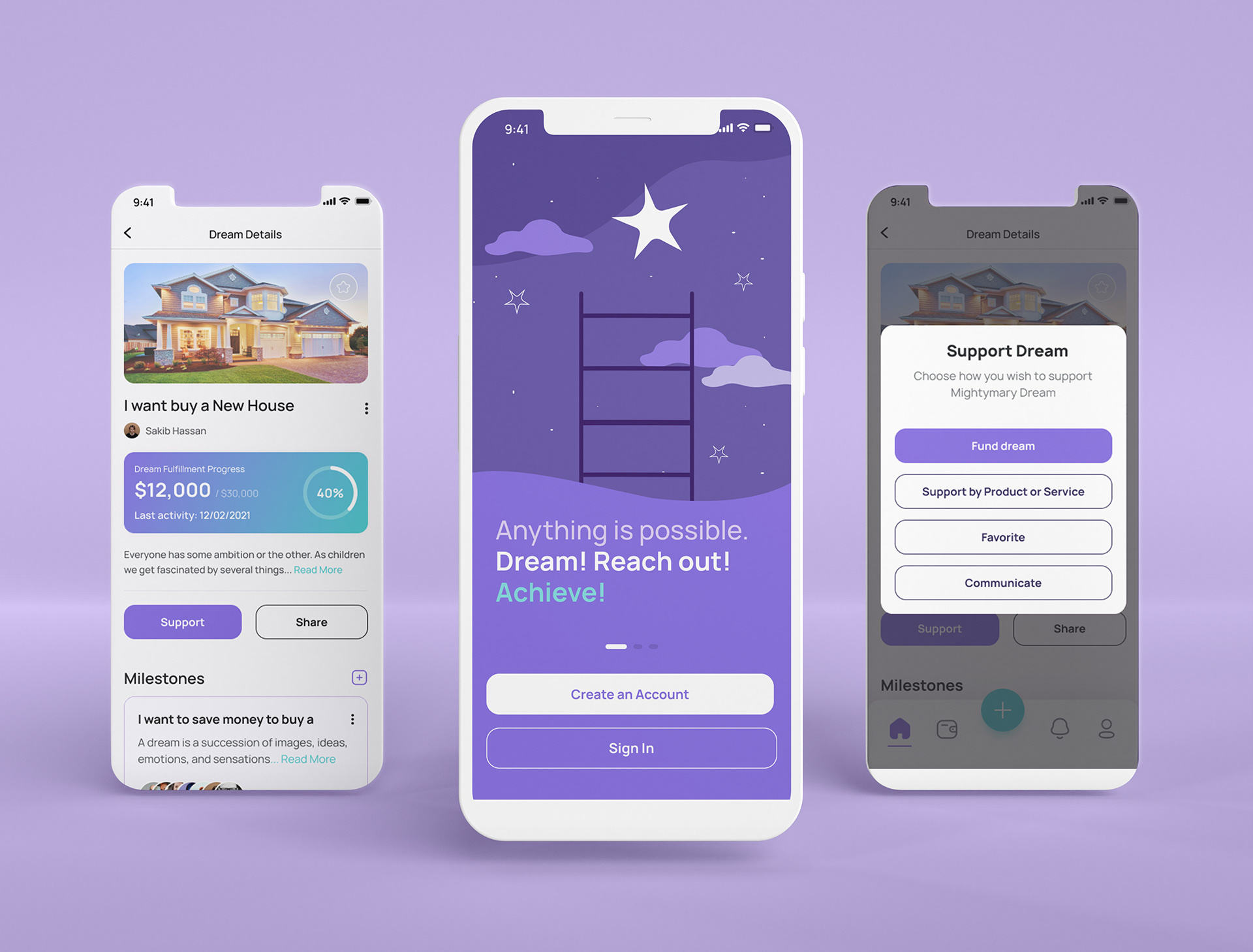 Example of Modern App UI UX Design Mobile App Design