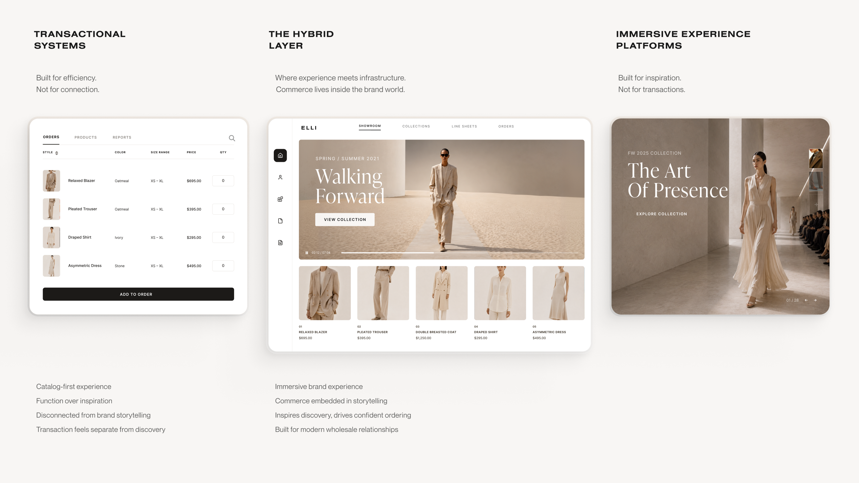Wholesale product page b2b b2b saas bulk buying fashion minimal ui product page ui wholesale