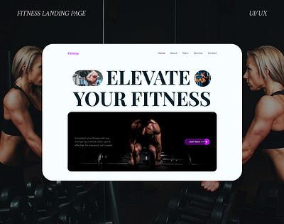 FitForge | Fitness Landing Page branding detalieddesign figma fitnesswebsite fyy health fitness landingpage layoutdesign new typography ui uidesign uiux userexperience userinterface webdesign wireframe