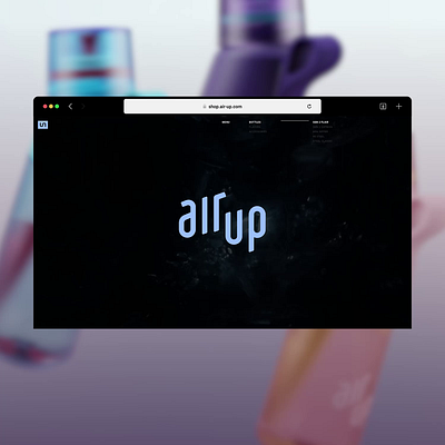 AIR UP - shop redesign concept air up animation brand clean concept e commerce figma framer hero section landing page modern motion redesign shop shopify store ui ux web design website