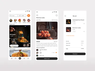 Food Ordering design figma ui ux
