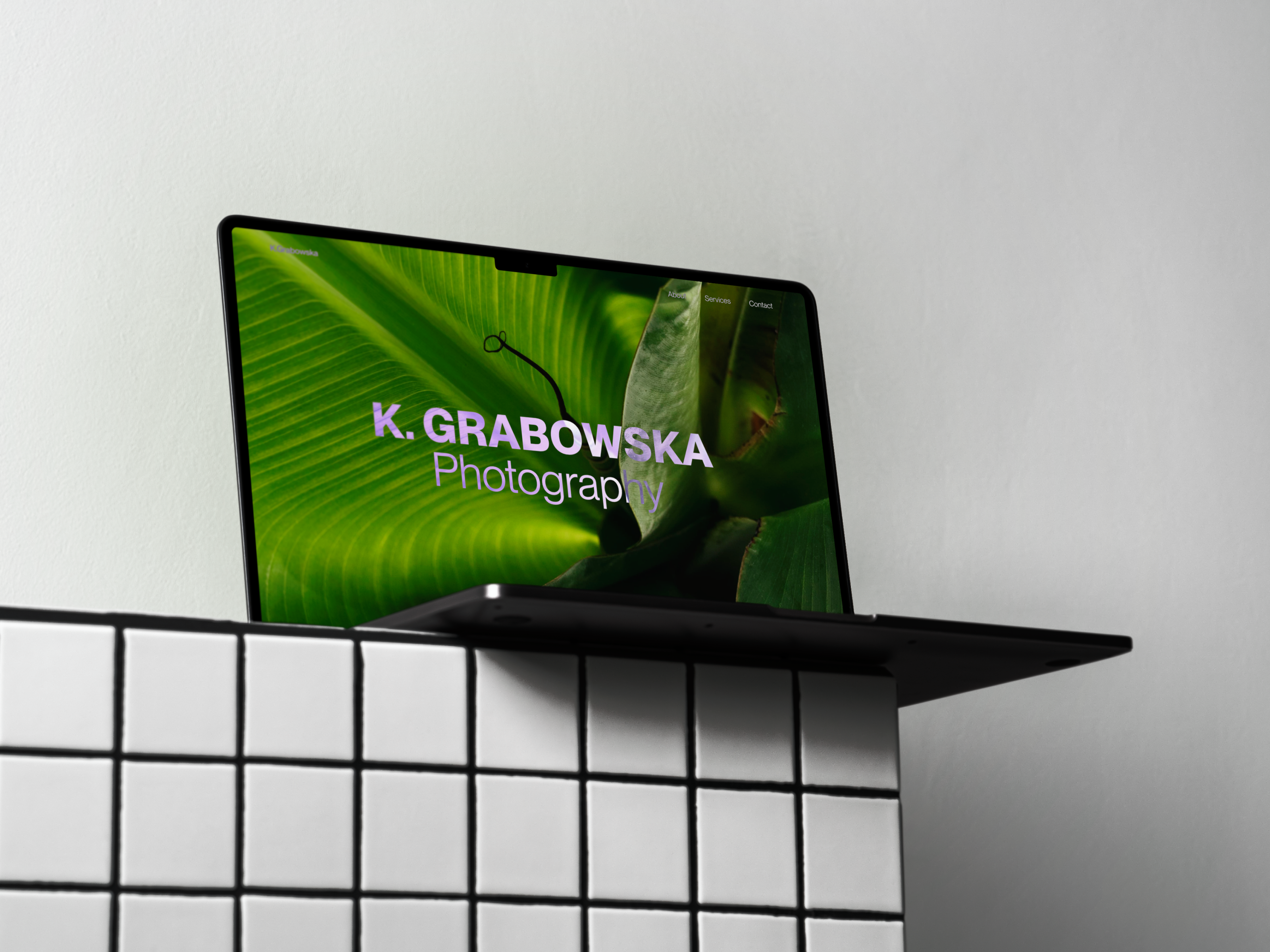 Portfolio Website - Karolina Grabowska O2 animation artdirection figma framer jitter kaboompics layout minimalist modern photography portfolio portfolio website typography ui web design web development website website design white space