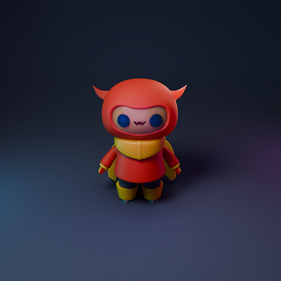 red rascal 3d character 3d modeling 3d sculpt blender blender 3d character design ipad ipad sculpting nomad sculpt