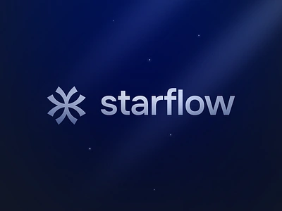 Starflow – Logo Design branding cosmos dark design logo minimal minimalism night rays shadow space star sunlight